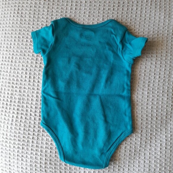 Kids Teal and Yellow One Piece - Picture 4 of 4